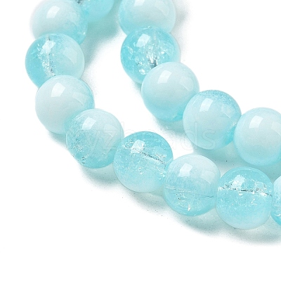 Crackle Glass Beads X1-GLAA-U001-6mm-08-1