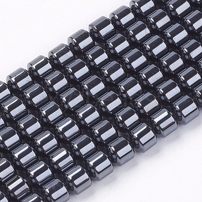 Magnetic Synthetic Hematite Beads Strands G-Q235-1