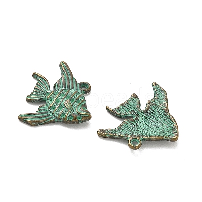Tibetan Style Alloy Pendants AL-CBA8ABC-06-1