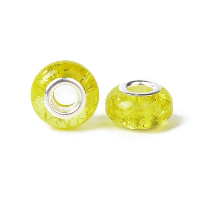 Rondelle Resin European Beads RPDL-A001-01-05-1
