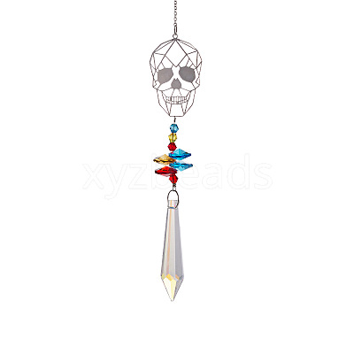 Crystal Glass Sun Catcher Pendant PW-WG51014-03-1