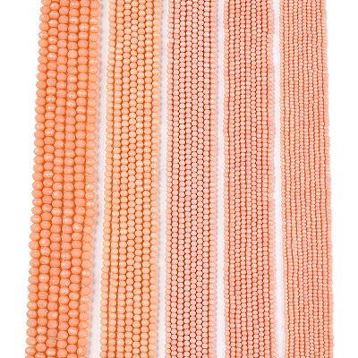 Opaque Solid Color Imitation Jade Glass Beads Strands EGLA-A044-P2mm-D33-1