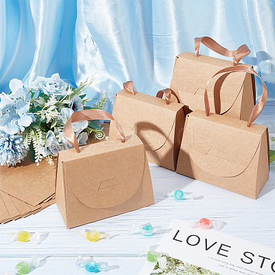 Foldable Kraft Paper Candy Gift Box CON-WH0094-24B-1
