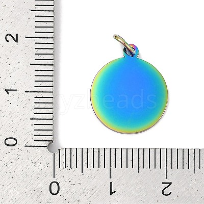 Ion Plating(IP) 304 Stainless Steel Pendants LS-STAS-I311-33E-RC-1