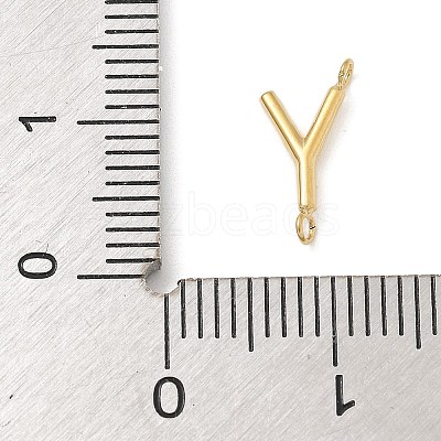 304 Stainless Steel Letter Connector Charms STAS-M108-01G-25-1
