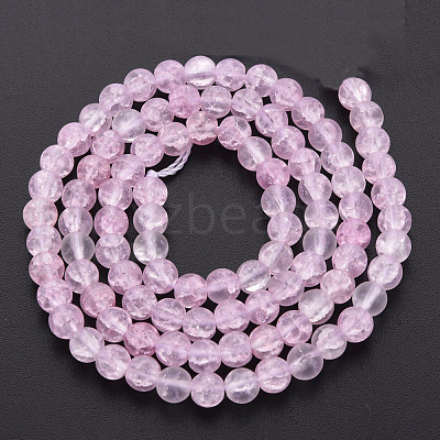 Crackle Glass Beads Strands GLAA-S192-D-006D-1