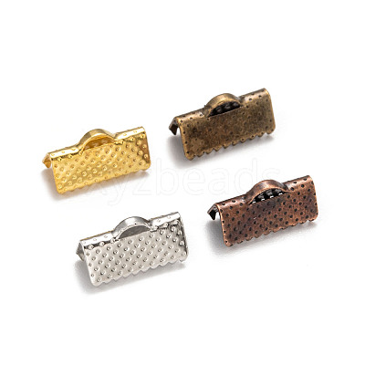 Mixed Iron Ribbon Crimp Ends E005Y-M-1