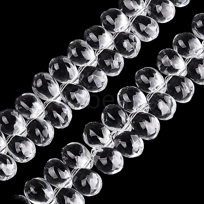 Transparent Glass Beads Strands X-GL-N005-02A-A01-1