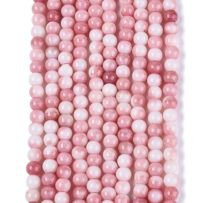 Ombre Effect Opaque Crackle Glass Beads Strands GLAA-Q106-01A-A13-1