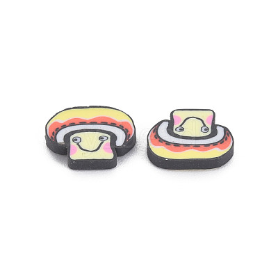 Autumn Theme Handmade Polymer Clay Cabochons CLAY-N006-104-1