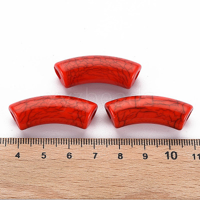 Opaque Crackle Acrylic Beads LS-X1-MACR-S372-001N-009-1