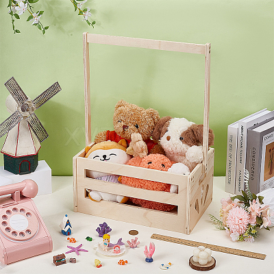 Rectangle Wooden Baby Shower Closet Crates ODIS-WH0025-282-1