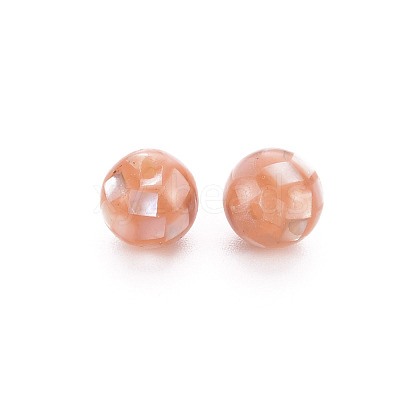 Resin Beads SSHEL-T014-38-8mm-02-1
