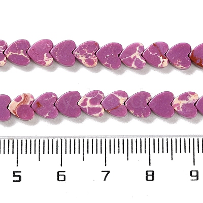 Dyed Synthetic Imperial Jasper Beads Strands G-M403-A35-02-1