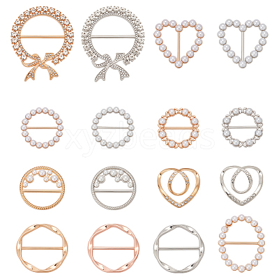 16Pcs Alloy Buckles AJEW-WH0007-72-1