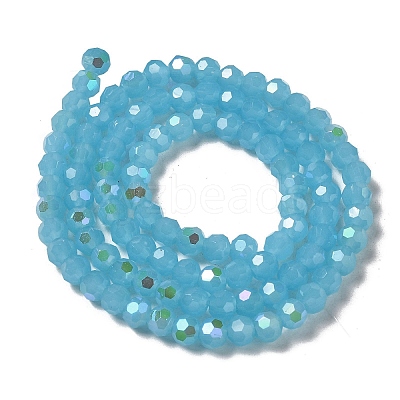 Imitation Jade Glass Beads Strands EGLA-A035-J6mm-L04-1
