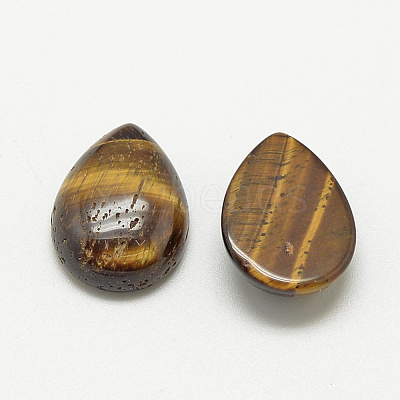 Natural Tiger Eye Cabochons G-R417-10x14-35-1