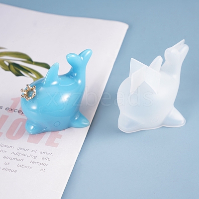 3D Dolphin Silicone Molds DIY-K017-12-1