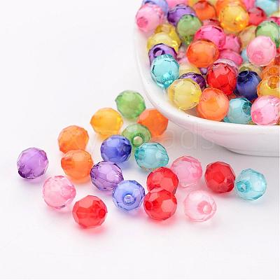 Transparent Acrylic Beads X-TACR-S113-7mm-M-1