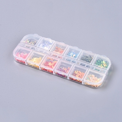 12 Colors Laser Shining Nail Art Glitter MRMJ-WH0060-14A-1