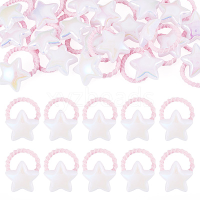10Pcs Plastic Girls Hair Accessories OHAR-TAC0011-001B-1