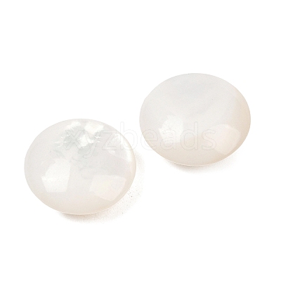 Natural White Shell Beads SSHEL-B006-03-1