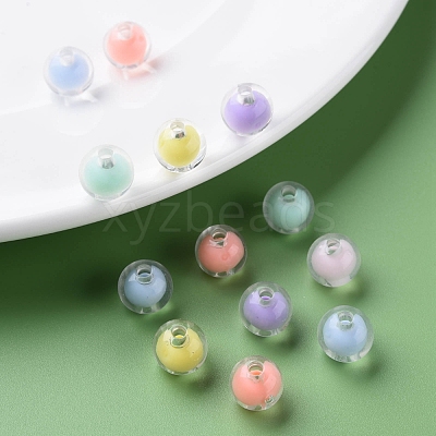 Transparent Acrylic Beads TACR-S152-15A-1