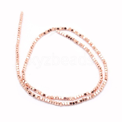 Electroplate Non-magnetic Synthetic Hematite Beads Strands G-L485-10C-RG-1