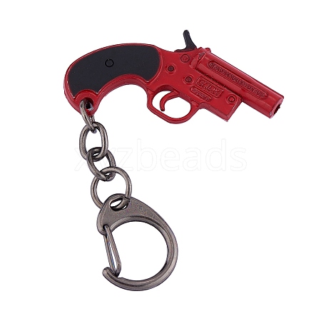 Pistol Weapon Model Pendant Keychain JX509A-1