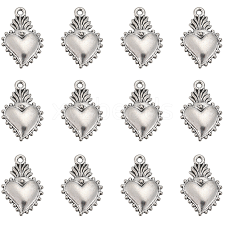 SUNNYCLUE 80Pcs Tibetan Style Alloy Pendants FIND-SC0007-74-1