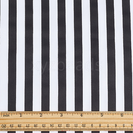 Cotton Fabric with Strip Pattern DIY-PH0037-96F-1