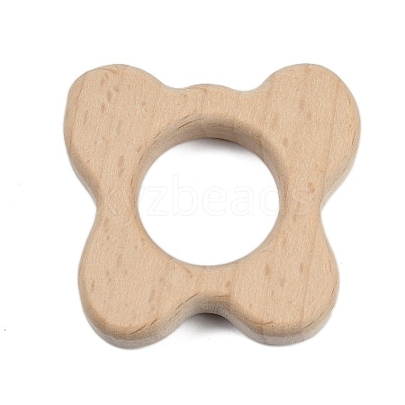 Natural Beech Wooden Baby Teething Toys WOOD-U003-04-1