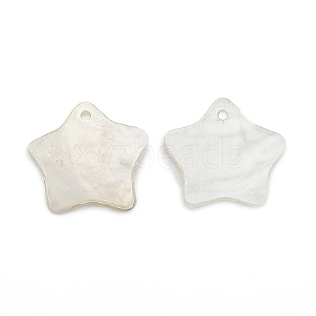 Capiz Shell Pendants SHEL-S274-47-1