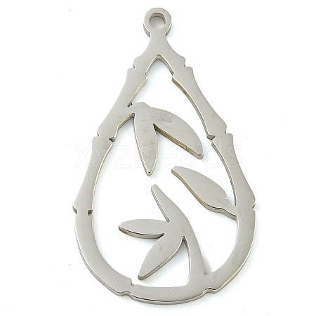 304 Stainless Steel Pendants STAS-S142-05P-1