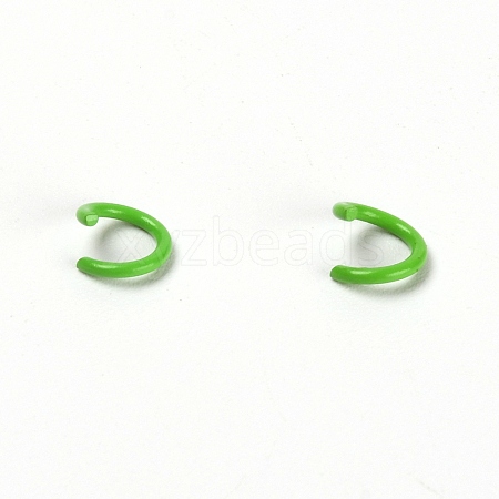 Baking Painted Metal Open Jump Rings FIND-TAC0001-24G-1