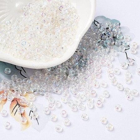 Transparent Glass Seed Beads SEED-Z001-B-D03-1