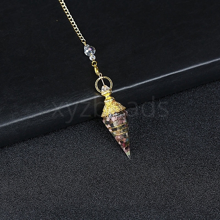 Resin Cone Dowsing Pendulums PW-WGC05D6-12-1