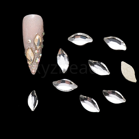 Flat Back Glass Rhinestone Cabochons MRMJ-Q072-32A-1