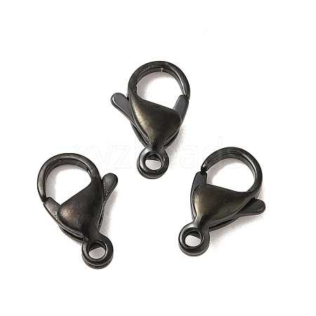 Ion Plating(IP) Polished 316 Surgical Stainless Steel Lobster Claw Clasps STAS-R072-12A-B-1