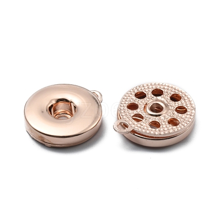 Alloy Hang Snap Base Pendant FIND-WH0110-280RG-1