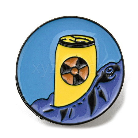 Marine Environment Protection Theme Enamel Pin JEWB-B008-01D-1