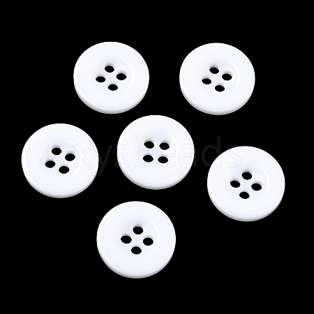 Resin Buttons RESI-D033-15mm-01-1