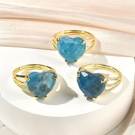 Brass Cuff Open Rings RJEW-D347-01G-12-1