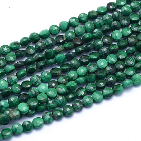 Natural Malachite Beads Strands G-E530-07AA-1