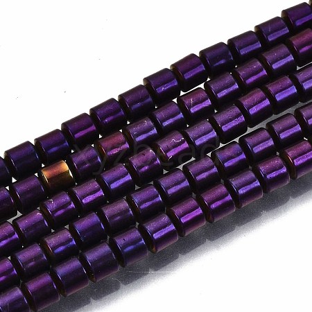 Electroplate Non-magnetic Synthetic Hematite Beads G-T114-62-02-1