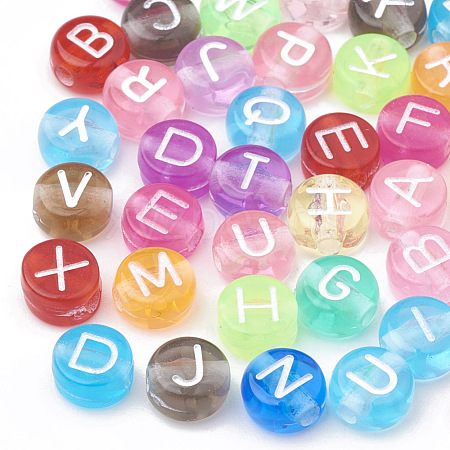 Transparent Acrylic Beads X-TACR-N002-04-1