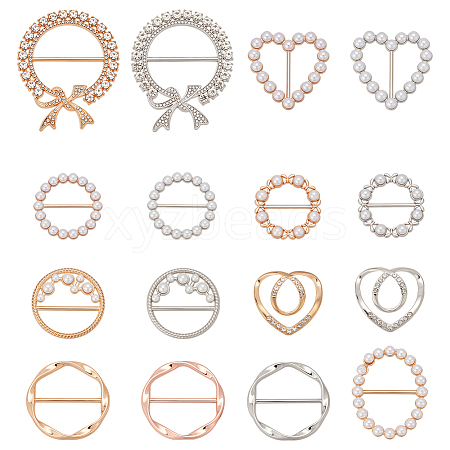16Pcs Alloy Buckles AJEW-WH0007-72-1
