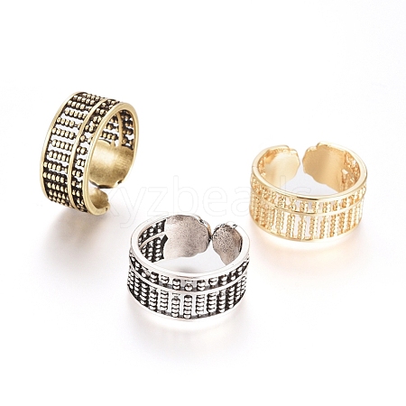 Adjustable Brass Rings RJEW-G104-07-1