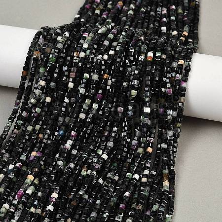 Natural Ruby in Zoisite Beads Strands G-RM2025-C37-B-1