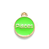 Alloy Enamel Pendants ENAM-S124-01A-06H-3